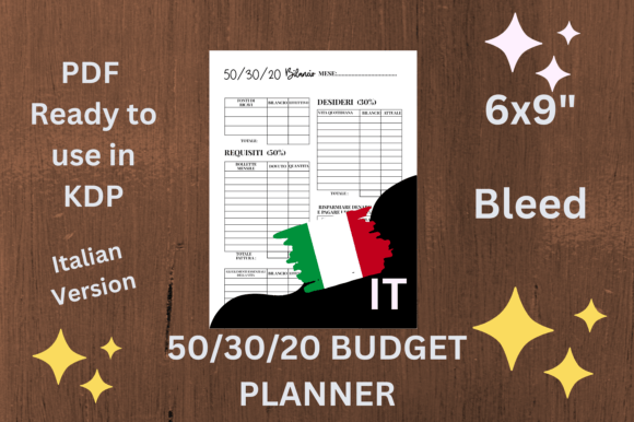 50-30-20 Budget Planner Italian