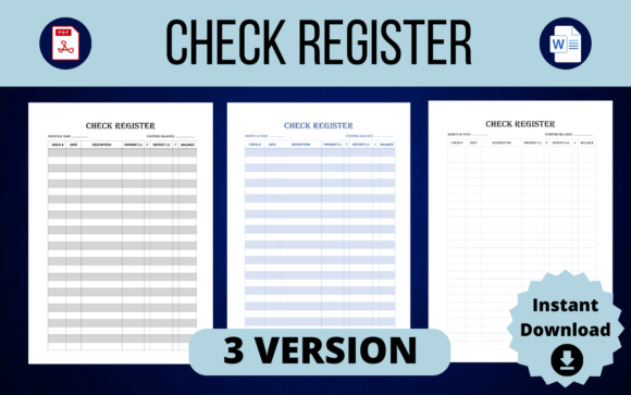 Check Register Log Printable: A Must-Have Tool for Your Business
