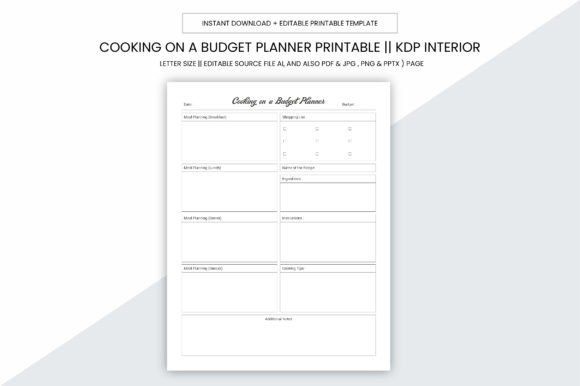Cooking on a Budget Planner: A Practical Tool for Personal and Business Use