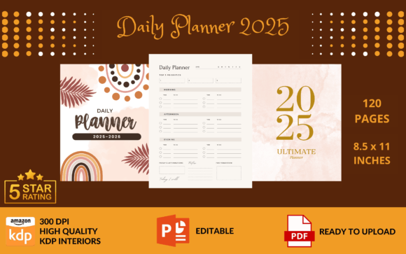 Daily Planner 2025 - 2026 Book Cover: A Practical Tool for Organizing Your Year