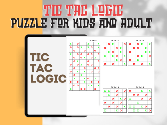 Family Tic Tac Toe for Kids and Adults