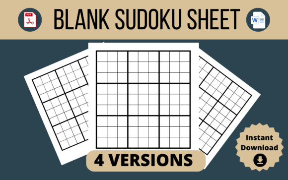 Free Printable Blank Sudoku Sheets: A Smart Way to Challenge Your Mind