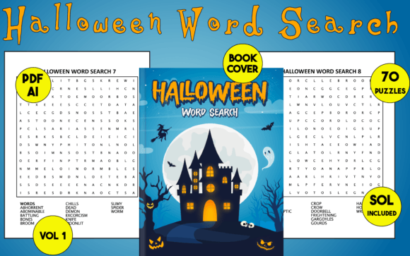 Halloween Word Search for Adults Cover: A Strategic Tool for Creativity and Business