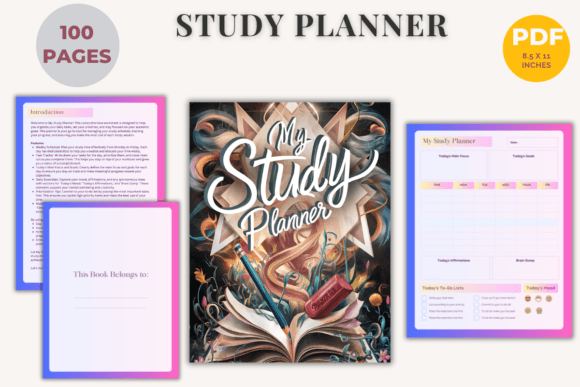Maximize Your Study Potential with the 100-Page Study Planner