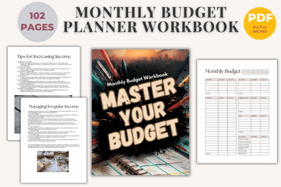 Monthly Budget Planner Workbook: A Comprehensive Tool for Financial Control