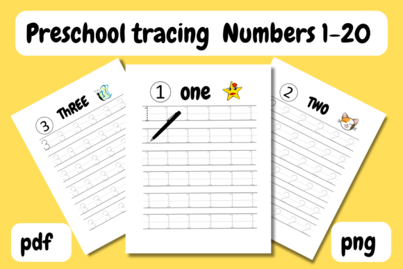 Preschool Tracing Numbers 1-20: A Fun Way to Build Early Numeracy Skills