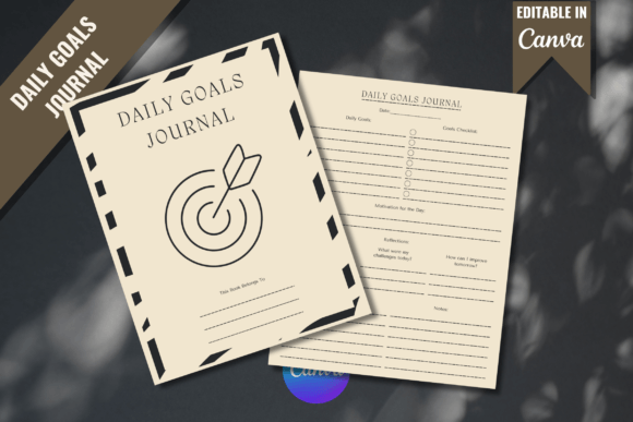 Printable Daily Goals Journal Template for Effective Planning and Productivity