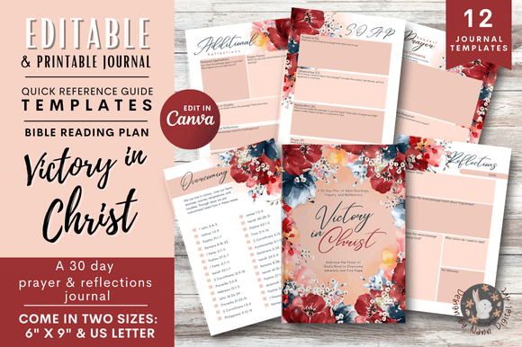 Reflection Prayer Journal Editable 22
