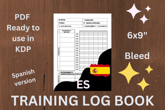 Spanish Training Workout Logbook