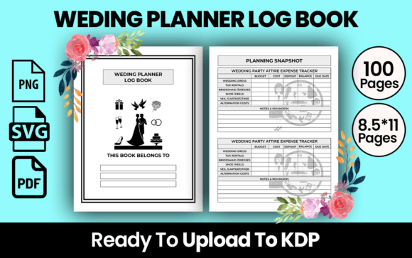 WEDING PLANER LOG BOOK KDP INTERIOR: A Must-Have for Wedding Planners and Entrepreneurs