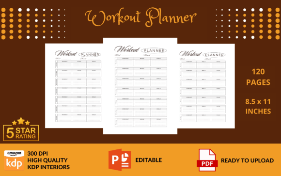 Workout Planner KDP Interior